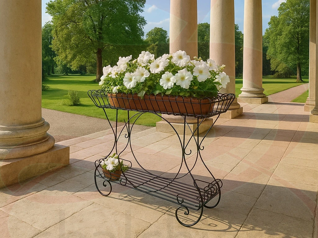 FIORIERA FERRO BATTUTO MULTIUSO