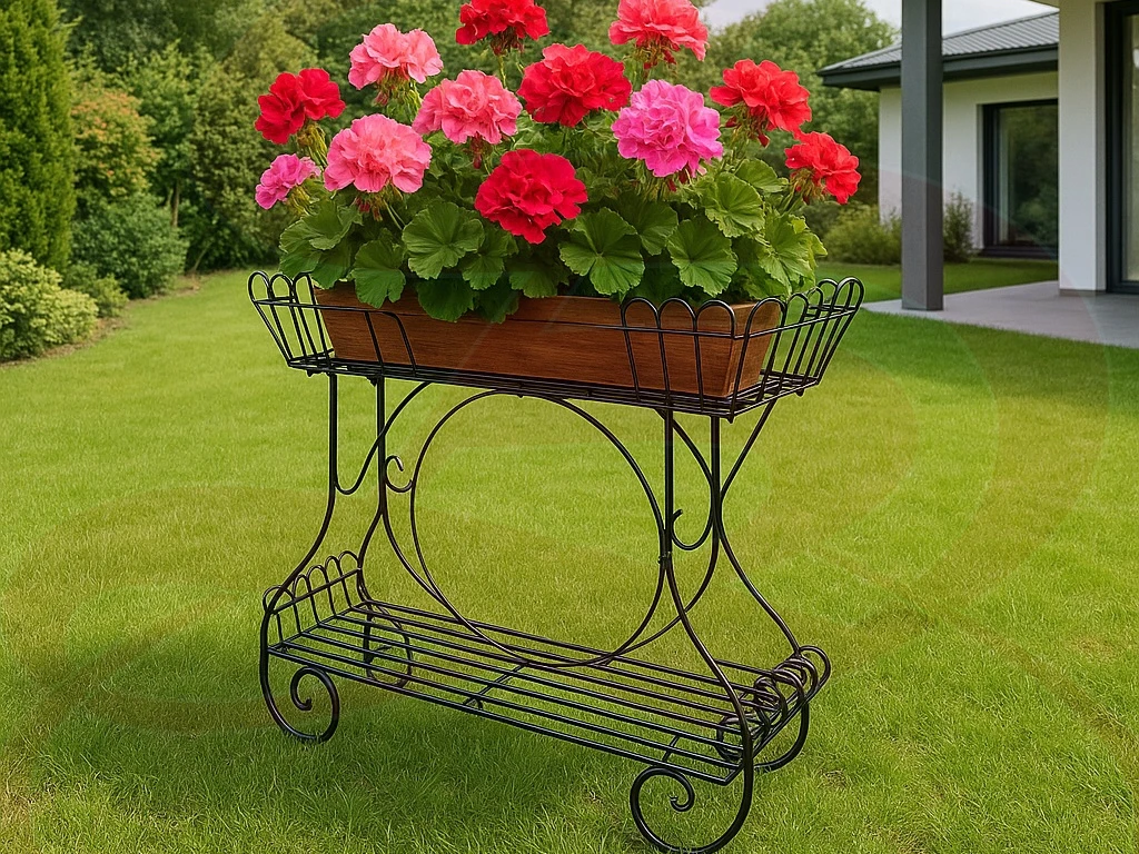 FIORIERA FERRO BATTUTO MULTIUSO