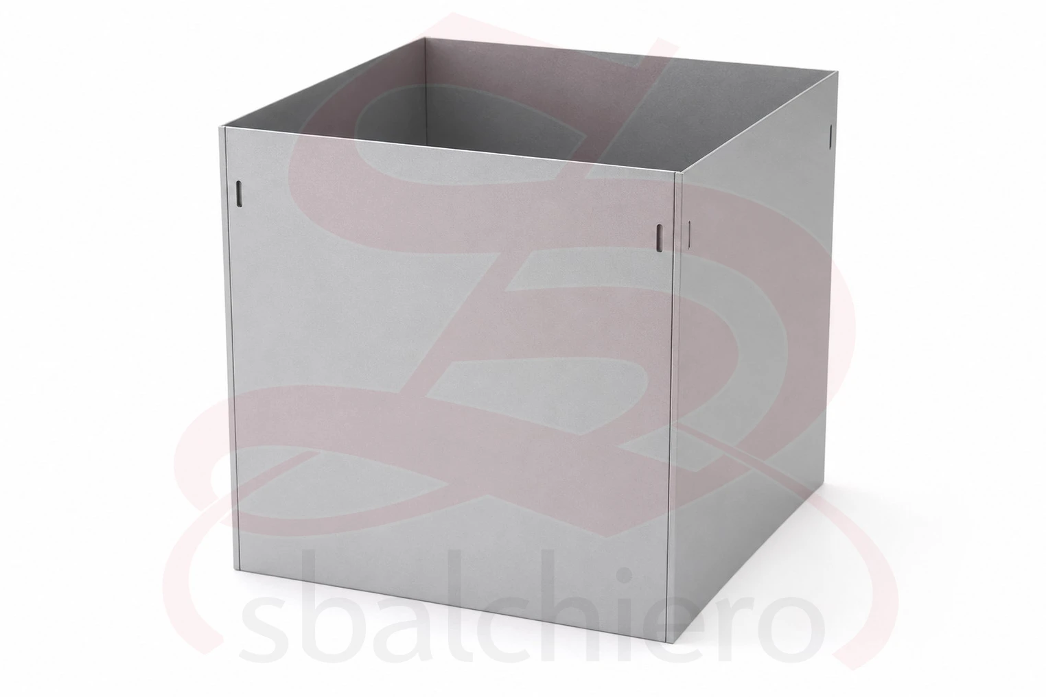 CUBO PORTAVASO MODULARE 25 GRIGIO