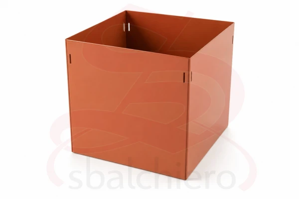 CUBO PORTAVASO MODULARE 25 MARRONE RAME