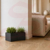 CUBO PORTAVASO MODULARE 25 NERO