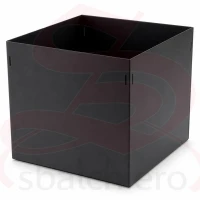 CUBO PORTAVASO MODULARE 25 NERO