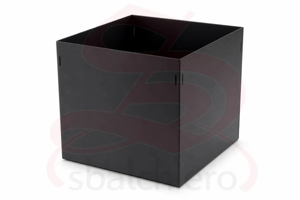 CUBO PORTAVASO MODULARE 25 NERO