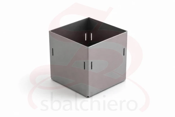 CUBO PORTAVASO MODULARE 9 GRIGIO