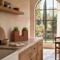 CUBO PORTAVASO MODULARE 9 MARRONE RAME