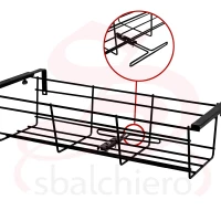 KIT APPOGGIO REGOLABILE PER EUROGARDEN NERO