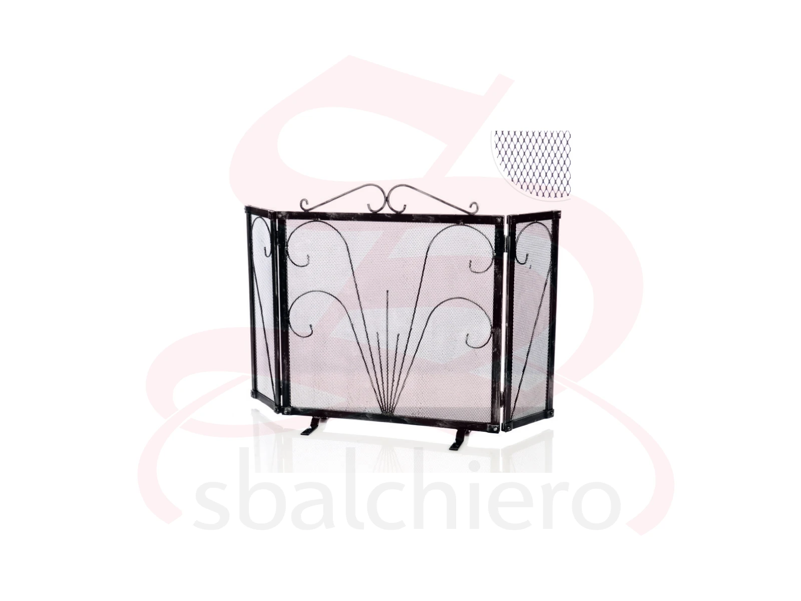 PARASCINTILLE FERRO BATTUTO BORCHIATO CON SPORTELLI