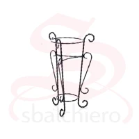PORTAVASO FERRO BATTUTO 25089