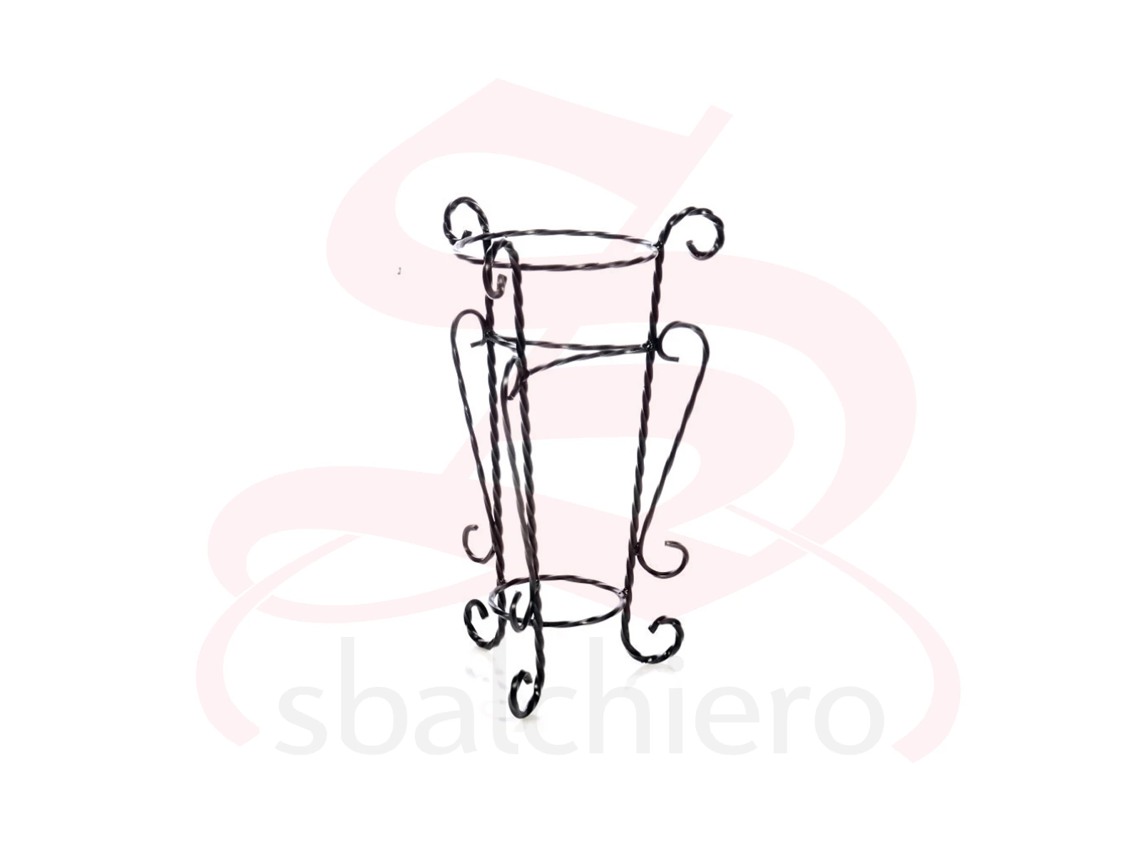 PORTAVASO FERRO BATTUTO 25089