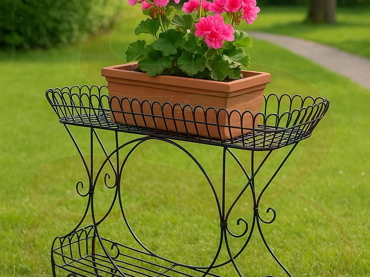 FIORIERA FERRO BATTUTO MULTIUSO