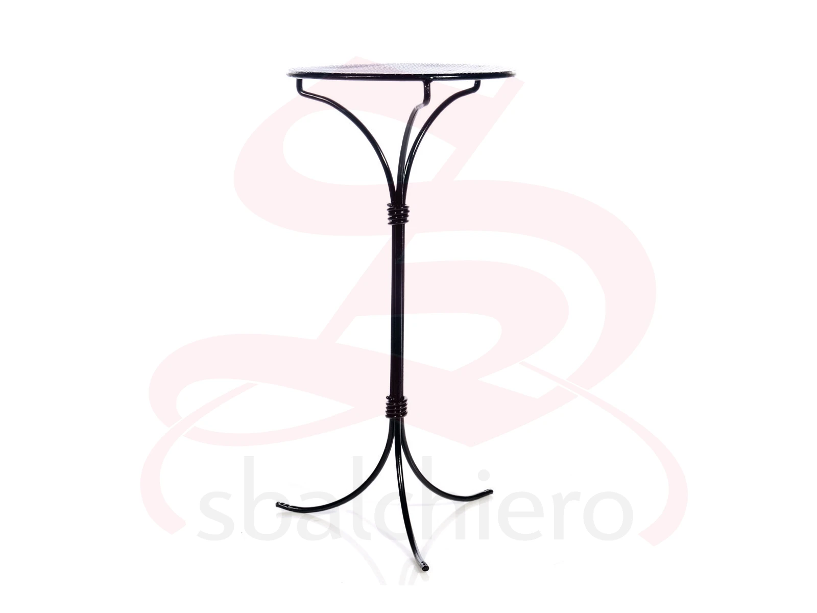TAVOLO FERRO BATTUTO TONDO SLIM